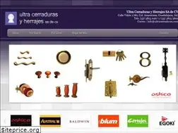 Sites similar to ultracerraduras.com