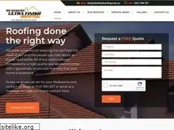 Sites similar to ultrafinishroofing.com.au