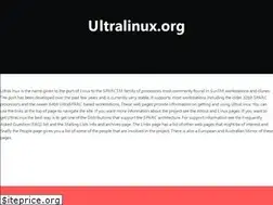 Sites similar to ultralinux.org