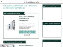 Sites similar to ultraschallzahnbuerstetest.net