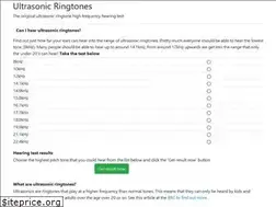 Sites similar to ultrasonic-ringtones.com