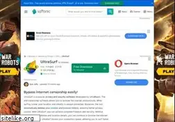 Sites similar to ultrasurf.en.softonic.com