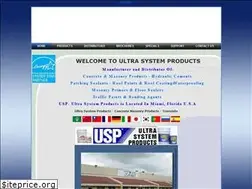 Sites similar to ultrasystemproducts.com