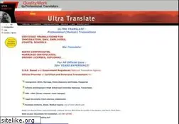 Sites similar to ultratranslate.com