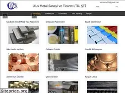 Sites similar to ulus-metal.com