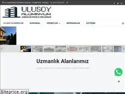 Sites similar to ulusoyaluminyum.com