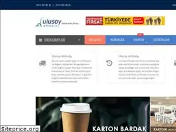 Sites similar to ulusoyambalaj.com.tr