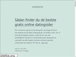 Sites similar to ulvenole.dk