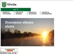 Sites similar to ulvila.fi