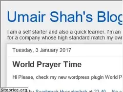 Sites similar to umairshahblog.blogspot.com