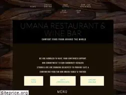 Sites similar to umanarestaurant.com