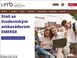 Sites similar to umb.sk