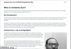 Sites similar to umbertoeco.com