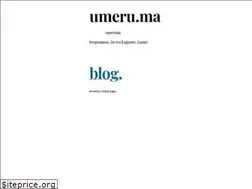 Sites similar to umeru.ma