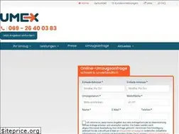 Sites similar to umex-umzuege.de