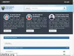 Sites similar to umexpert.um.edu.my