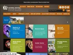 Sites similar to umnh.utah.edu