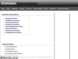 Sites similar to umrechnenin.de