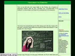 Sites similar to umrechnung-einfach.de