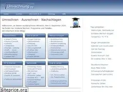 Sites similar to umrechnung.org