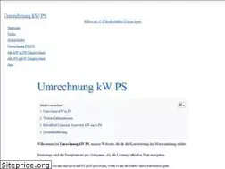 Sites similar to umrechnungkwps.com