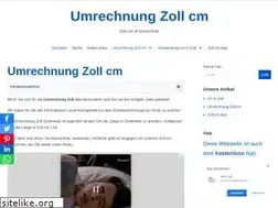 Sites similar to umrechnungzollcm.com