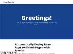 Sites similar to umutcanbolat.com