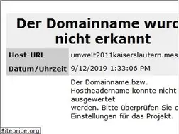 Sites similar to umwelt2011kaiserslautern.messe.ag