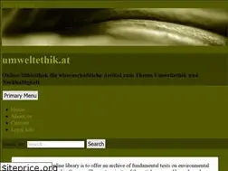 Sites similar to umweltethik.at