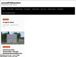 Sites similar to umweltfairaendern.de
