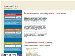 Sites similar to una-parola.it