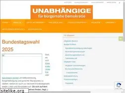 Sites similar to unabhaengige-kandidaten.de