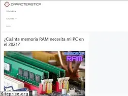 Sites similar to unacaracteristica.com