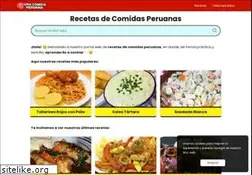 Sites similar to unacomidaperuana.com