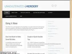 Sites similar to unadulteratednerdery.com