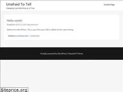 Sites similar to unafraidtotell.com