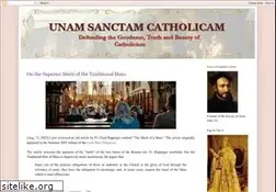 Sites similar to unamsanctamcatholicam.blogspot.com
