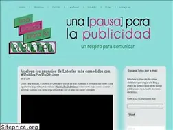 Sites similar to unapausaparalapublicidad.com