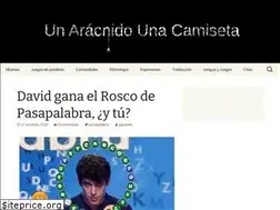Sites similar to unaracnidounacamiseta.com