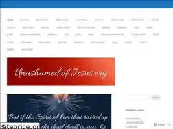 Sites similar to unashamedofjesus.org