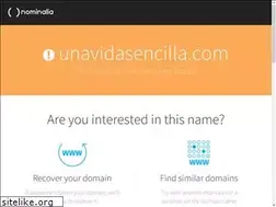 Sites similar to unavidasencilla.com