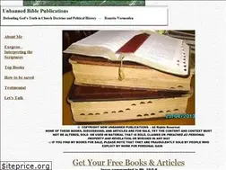 Sites similar to unbannedbiblepublications.com