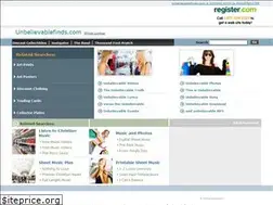 Sites similar to unbelievablefinds.com