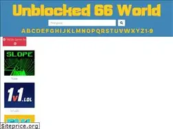 Sites similar to unblocked66world.com