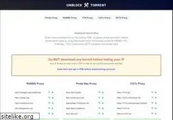 Sites similar to unblocktorrent.com