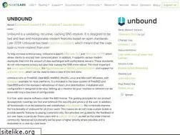 Sites similar to unbound.net