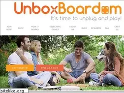 Sites similar to unboxboardom.com