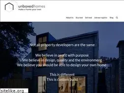 Sites similar to unboxedhomes.com