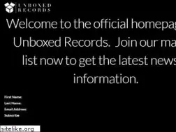 Sites similar to unboxedrecords.com