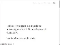 Sites similar to unboxresearch.com